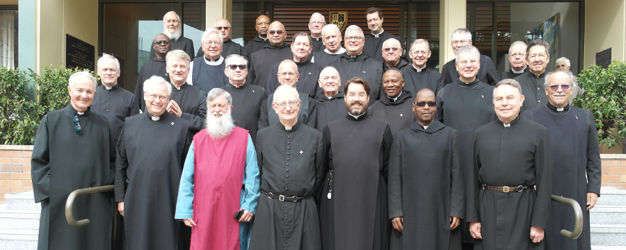 Brothers of the Oratory of the Good Shepherd from around the world, gathered for their 2016 chapter in Brisbane